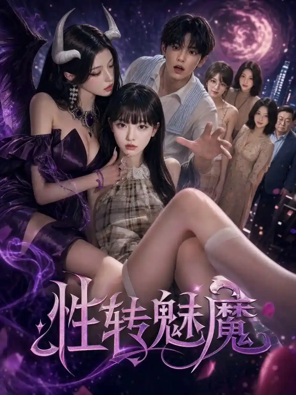 《性转魅魔》奇幻都市短剧海报