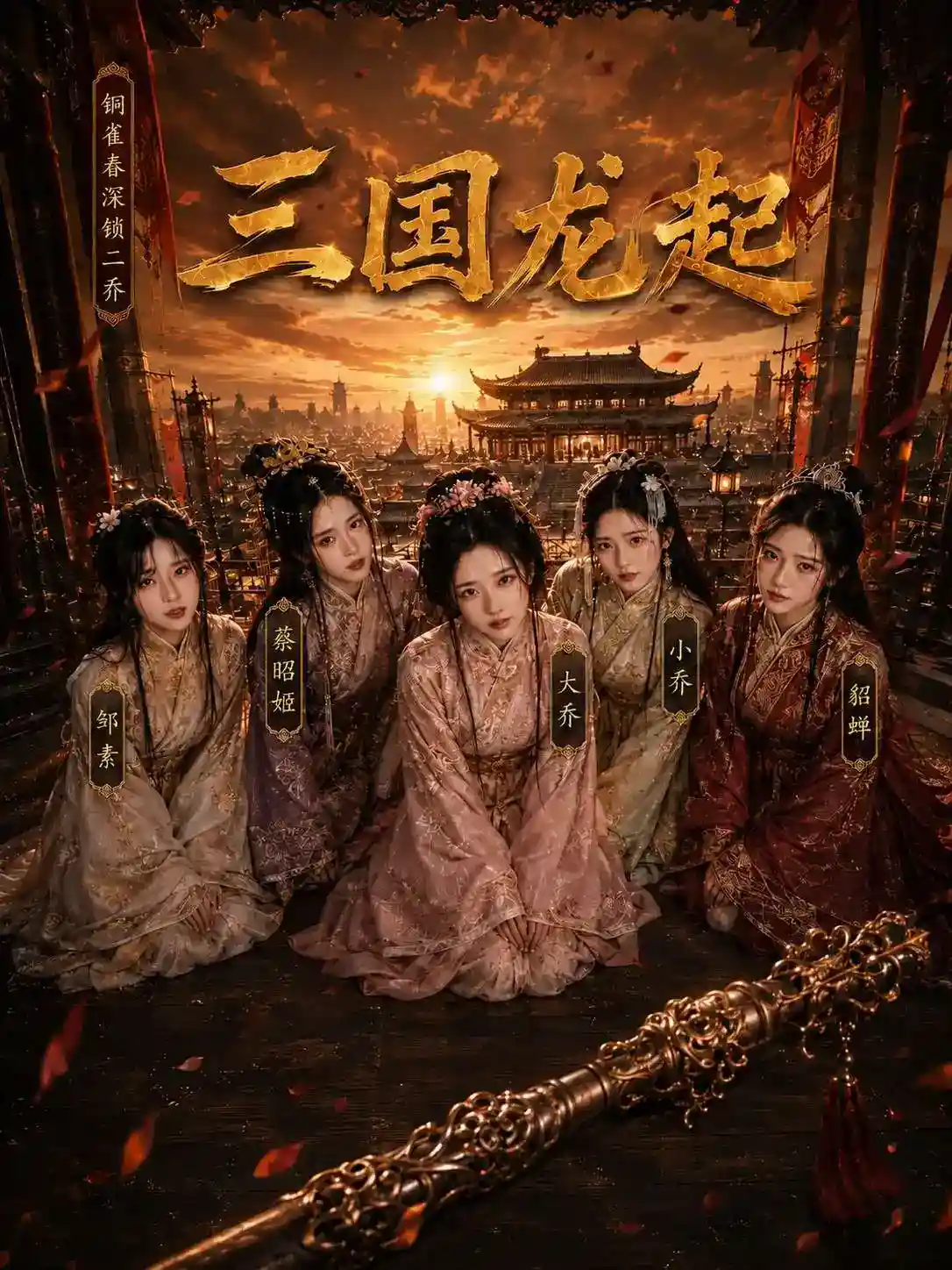 《三国龙枭》历史传奇短剧海报