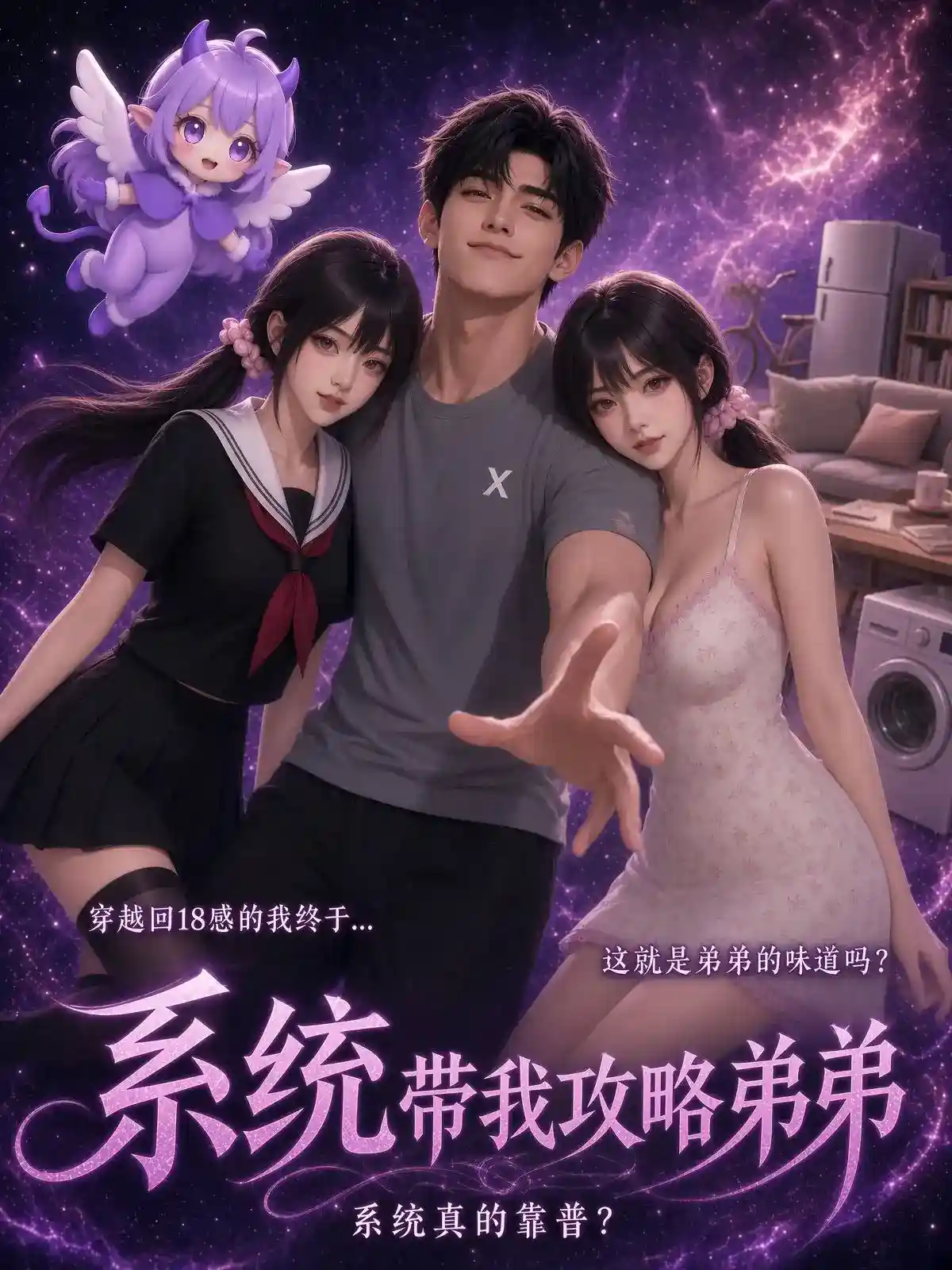 《系统带我攻略弟弟》封面
