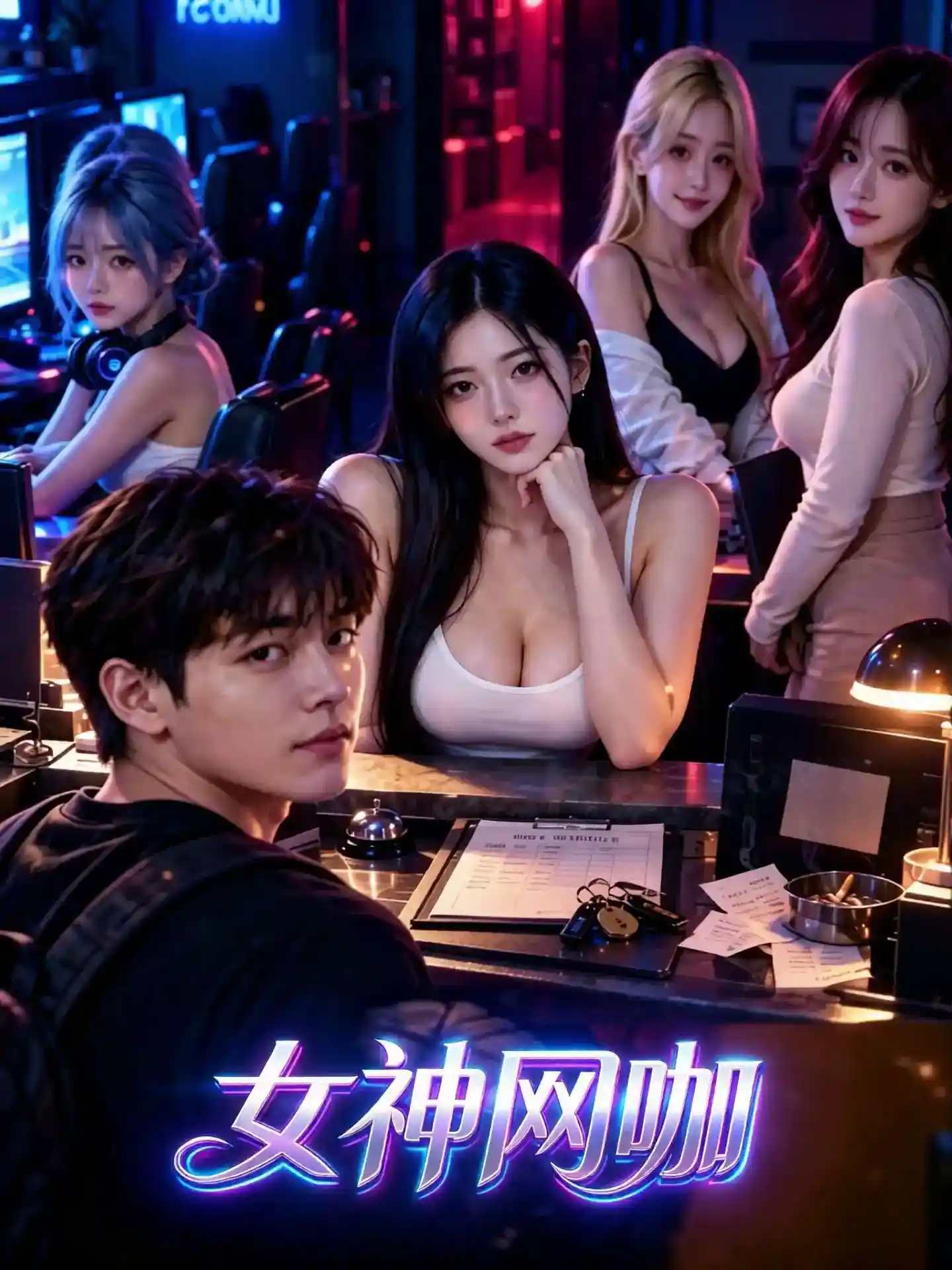 《女神网咖》短剧海报